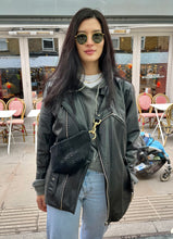 Megan Bag - Embossed Black Large