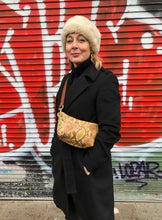 Megan Bag - Embossed Tan Large