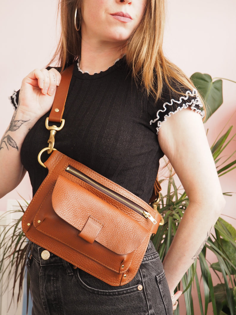 Athena Bag, Brown - Made To Order