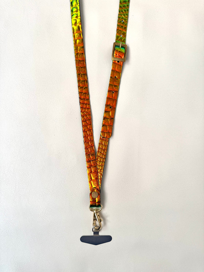 Phone Strap - Mock Croc Mermaid