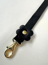 Phone Handle with Flower - Black