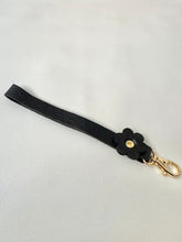 Phone Handle with Flower - Black