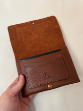Passport Holder Vegetable Tan Leather - Brown