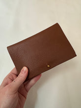 Passport Holder Vegetable Tan Leather - Brown