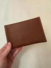 Passport Holder Vegetable Tan Leather - Brown
