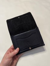 Passport Holder Vegetable Tan Leather - Black
