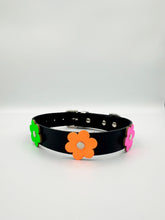 Black and Neon Dog Collar