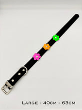 Black and Neon Dog Collar