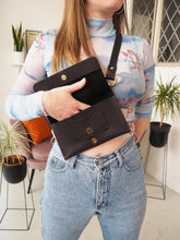 Helena Black bumbag with chunky detachable strap