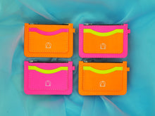 Neon Pierre Purse with Key Ring